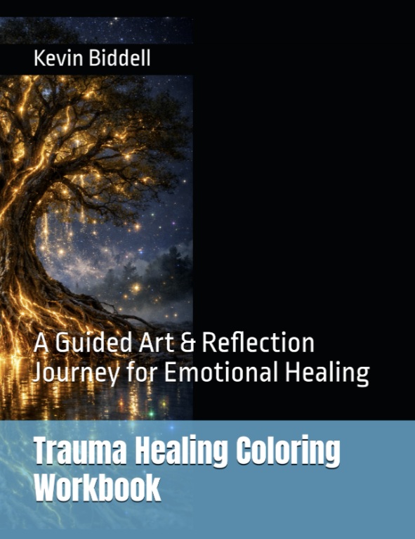 Trauma Healing Coloring Workbook cover art
